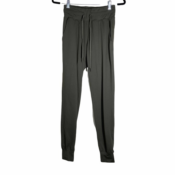 Zyia Olive ASCEND JOGGER Drawstring Waist Pants Joggers sz Medium - Picture 1 of 8